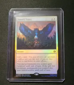 MTG Dawn's Truce FOIL Story Spotlight #0009 Bloomburrow BLB NM - Image 1