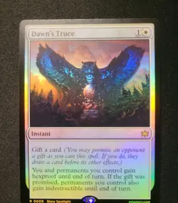 MTG Dawn's Truce FOIL Story Spotlight #0009 Bloomburrow BLB NM - Image 4
