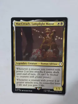 MacCready, Lamplight Mayor #108 (NM) Fallout PIP Magic MTG - Image 1