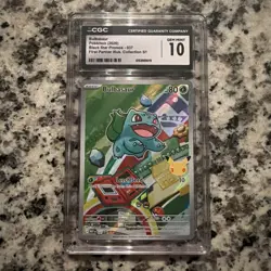 Pokemon TCG Bulbasaur 037 Promo - CGC Graded 10 First Partner Illustration 30th - Image 1