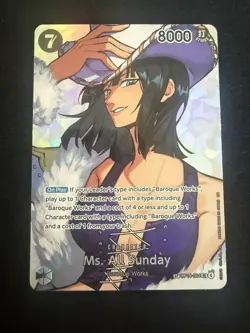 One Piece Card Ms. All Sunday SP The Time of Battle OP16 English- LP - Image 1