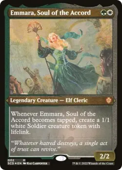 Emmara, Soul of the Accord (Foil Etched) - NM Foil M : Commander 2022 SD's - Image 1