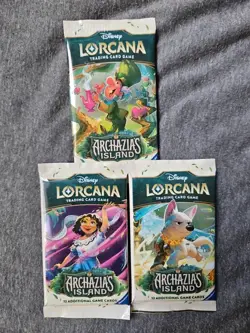 Disney Lorcana TCG Archazia's Island 3 Booster Packs Assorted Art [12 Cards/pak] - Image 1