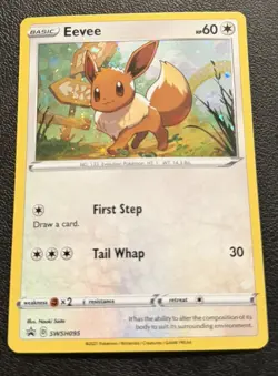 Eevee SWSH095 SWSH: Sword & Shield Promo Cards Holo Promo *SWIRL* - Image 2