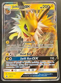Jolteon GX SM173 - Pokemon Oversized Jumbo Card NM - Image 1