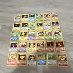 Lot of 30 Vintage Pokemon Cards. Base Set, Base Set 2, Jungle, etc MP-NM - Image 1
