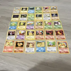 Lot of 30 Vintage Pokemon Cards. Base Set, Base Set 2, Jungle, etc MP-NM - Image 2