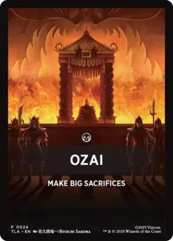 Ozai Theme Card - NM T : Avatar: The Last Airbender - Image 1