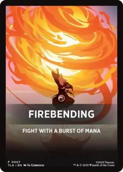 Firebending Theme Card - NM T : Avatar: The Last Airbender - Image 1