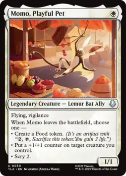 Momo, Playful Pet - NM Foil U : Avatar: The Last Airbender - Image 1
