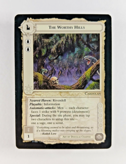 The Worthy Hills - Middle Earth CCG card (1997 ICE MECCG Against The Shadow ATS - Image 1