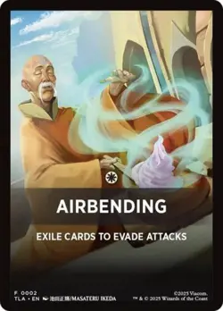 Airbending Theme Card - NM T : Avatar: The Last Airbender - Image 1