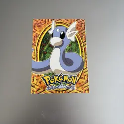 Pokemon Topps Dratini #147 Stage 1 E10 of 12 Pokemon Trading Card - NM / LP - Image 1