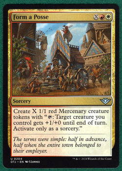 Form A Posse - Outlaws Of Thunder Junction OTJ #0204 - Magic MTG Card - Image 1