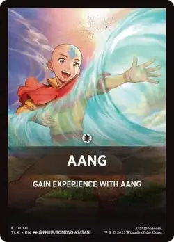 Aang Theme Card - NM T : Avatar: The Last Airbender - Image 1