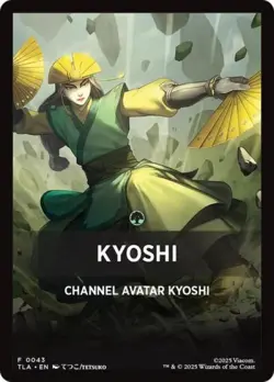Kyoshi Theme Card - NM T : Avatar: The Last Airbender - Image 1