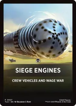 Siege Engines Theme Card - NM T : Avatar: The Last Airbender - Image 1
