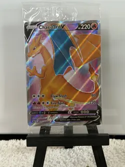 Charizard V SWSH050 Champion's Path Promo - Sealed- Pokemon Card Full Art Holo - Image 1
