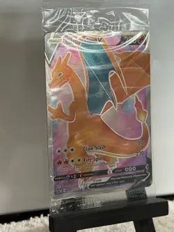 Charizard V SWSH050 Champion's Path Promo - Sealed- Pokemon Card Full Art Holo - Image 2