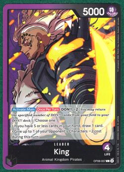 King - Two Legends OP06-057 - One Piece CCG Card - Image 1