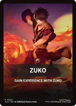 Zuko Theme Card - NM T : Avatar: The Last Airbender - Image 1