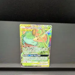 Pokemon TCG Venusaur Snivy GX Holo Card 1/236 Sm-Cosmic Eclipse - Image 2