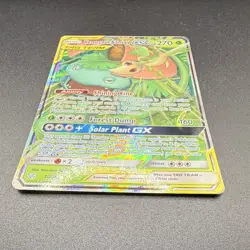 Pokemon TCG Venusaur Snivy GX Holo Card 1/236 Sm-Cosmic Eclipse - Image 3
