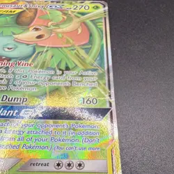 Pokemon TCG Venusaur Snivy GX Holo Card 1/236 Sm-Cosmic Eclipse - Image 4