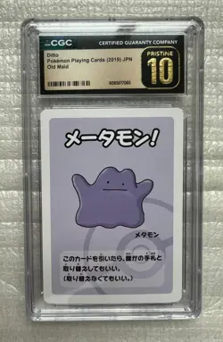 CGC Pristine 10 Ditto Pokemon Playing Cards 2023 JPN Old Maid Super High - Image 1
