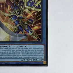 Yu-Gi-Oh! Black Luster Soldier Secret Rare CORI-EN028 1st Edition - Image 4