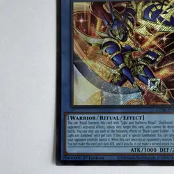 Yu-Gi-Oh! Black Luster Soldier Secret Rare CORI-EN028 1st Edition - Image 5