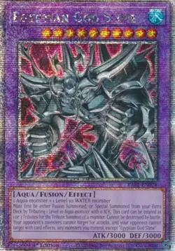Yugioh! LP Egyptian God Slime - RA01-EN029 - Quarter Century Secret Rare - 1st E - Image 1