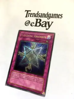 YUGIOH - ELEMENTAL ABSORBER- EOJ-EN056 - ENEMY OF OF JUSTICE - ULTIMATE RARE - Image 3
