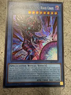 CORI-EN027 Magician of Dark Chaos - Black Chaos Secret Rare YuGiOH - Image 1