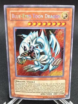 Yugioh - Blue-Eyes Toon Dragon SRL-000 Secret Rare Original Print - Image 2