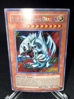 Yugioh - Blue-Eyes Toon Dragon SRL-000 Secret Rare Original Print - Image 3