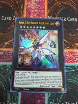 Yu-Gi-Oh! Number 38: Hope Harbinger Dragon Titanic Galaxy GFP2-EN143 Ultra NM a1 - Image 1