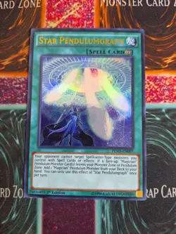 Yu-Gi-Oh! TCG Star Pendulumgraph PEVO-EN007 Ultra Rare 1st Edition Near Mint - Image 1