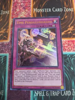 Yu-Gi-Oh! Time Pendulumgraph PEVO-EN008 Ultra Rare 1st Edition Near Mint a1/ - Image 1