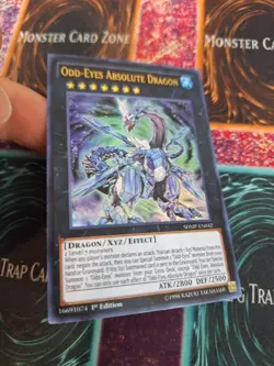 Yugioh Odd-Eyes Absolute Dragon SDMP-EN042 Ultra Rare 1st Edition Near Mint - Image 2