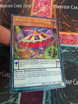 Yugioh Abyss Actor - Curtain Raiser BLLR-EN012 Ultra Rare 1st Edition Near Mint - Image 2