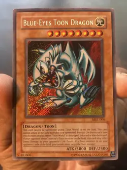 Blue-Eyes Toon Dragon MRL-000 Secret Rare Magic Ruler Unlimited LP Yugioh - Image 1