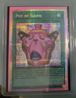 Yugioh! Pot of Sloth (Starlight Rare) CORI-EN061 Chaos Origins 1st Edition NM - Image 1