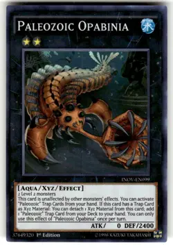 Paleozoic Opabinia - INOV-EN099 - Super Rare - 1st Edition - NM - YUGIOH! - Image 1