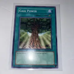Gaia Power - RP01-EN077 - Common - Unlimited Edition Yu-gi-oh! NM/Mint Condition - Image 1
