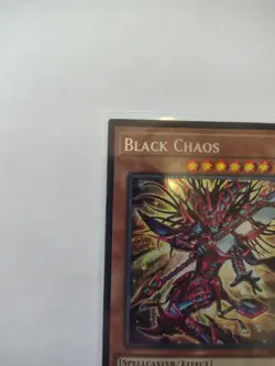YuGiOh Chaos Origins BLACK CHAOS - Secret Rare Holo Card #CORI-EN001 - Image 2
