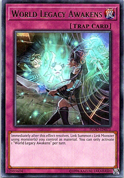 World Legacy Awakens FLOD-EN071 Yu-Gi-Oh! Card Light Play Unlimited - Image 1
