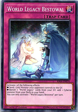 World Legacy Bestowal RIRA-EN074 Yu-Gi-Oh! Card Light Play 1st Edition - Image 1