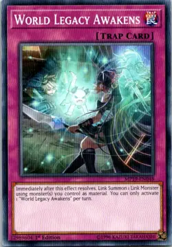 World Legacy Awakens MP19-EN048 Yu-Gi-Oh! Card Light Play 1st Edition - Image 1