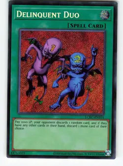 Delinquent Duo LCKC-EN101 Legendary Collection Kaiba Unlimited - NM - Image 1